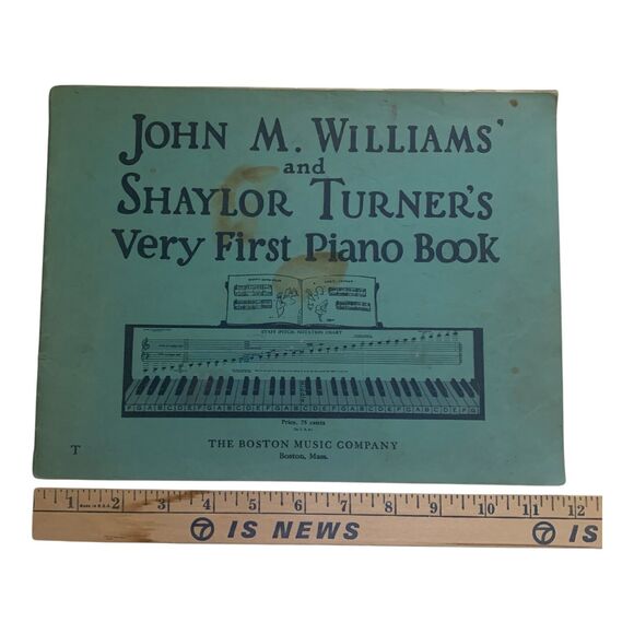 Vintage 1937 Very First Piano Book Songbook Sheet Music The Boston Music Co. - Picture 13 of 14